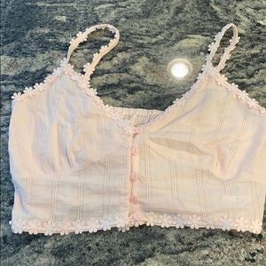 super cute floral crop top!